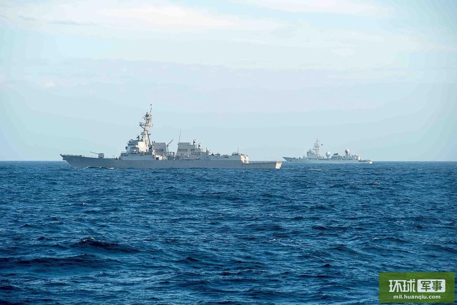 南海交鋒！中國艦艇抵近監(jiān)視美航母戰(zhàn)斗群