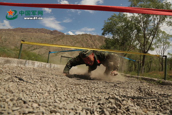 動圖 | 看！兵哥哥朝這邊撲過來了