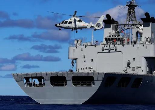 找抽？中國(guó)科考船在南?？碧?，美澳軍艦近距離挑釁