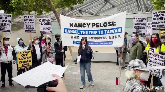 海外華僑華人強烈譴責(zé)佩洛西竄訪臺灣